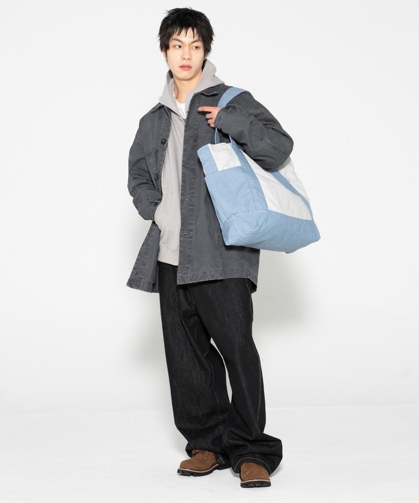 Xtonz Xta108 Ripstop Cotton Washed Tote Bag (Blue)