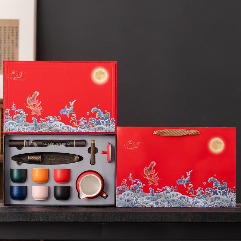 Retro Chinese Portable Travel Tea Set