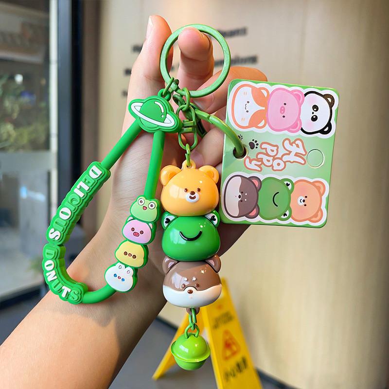 

Cute Dumpling Animal Keychain Perfect For Travel Souvenirs And Club Gatherings зелёный