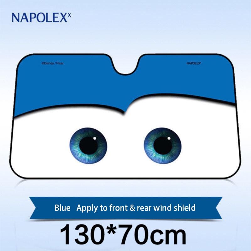 Foil Aluminium Cartoon Car Windshield Sun Shade Big Eyes Cars Front Window Visor
