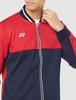 Yonex Kiraku Care Jacket with Cool Stripes and Thin and Lightweight Care Work Jacket Size 15 Red x LL Medical/Nursing Patterns! CY101, Navy,
