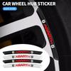 HIBWO1 4pcs Metal Car Wheel Hub Decoration Stickers For Fiat ABARTH 124 125 130 131 500 595 Esseesse 695 Punto Scorpion Accessories