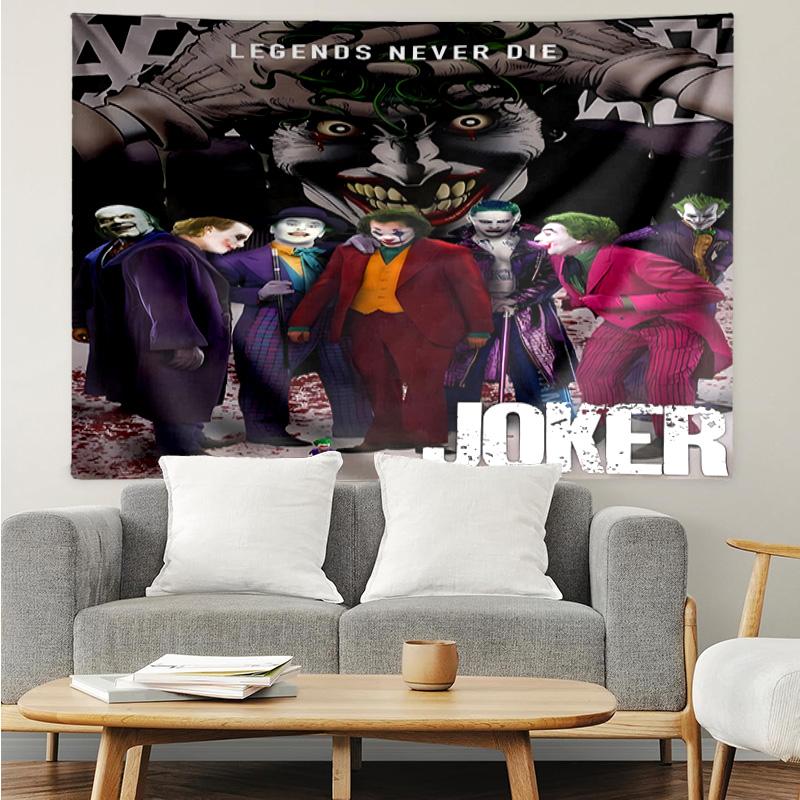 Joker Tapestry for Bedroom Aesthetic Classroom Tapestries Wall Hanging for Living Room Dorm Office,Ideal Creative Gift
