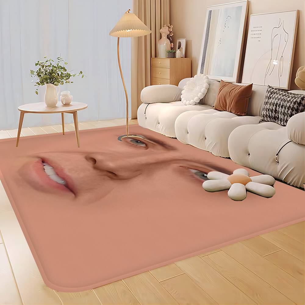 Nicolas Cage Face Hallway Carpet Washable Non-Slip Living Room Sofa Chairs Area Mat Kitchen Doormat Area Rug