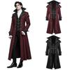 Gothic Halloween Costume with Vintage Dark Pattern for Adults