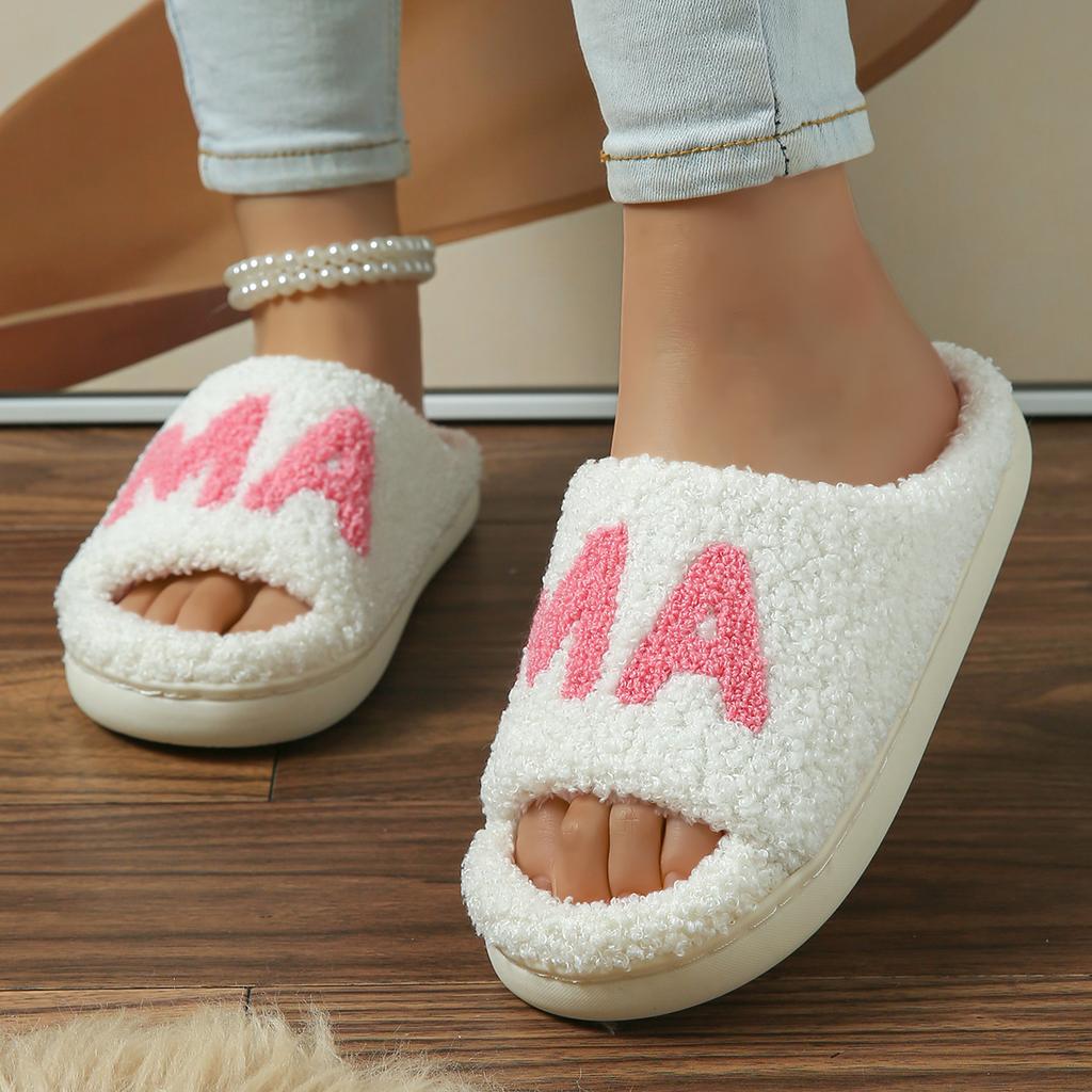 Fashion New Winter Lovely Women Slippers Girls Fashion Flowers Home Slides Couples Soft Seagulls Flat Sandals Men Christmas Flip Flops