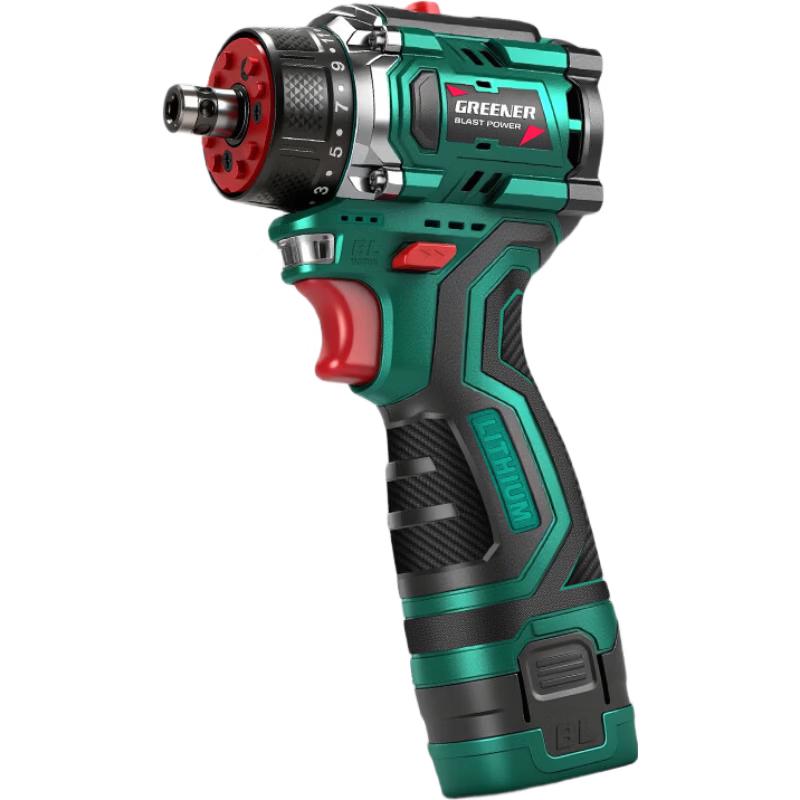 GREENER 16.8V Brushless Cordless Quick-Change Head Electric Drill CN plug (adapter included)