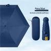 Mini Capsule Umbrella Portable Five Fold Umbrella Sun Rain Dual Use Sunshade Pocket Sun Umbrella Women Anti Sun Anti UV Fold Sma