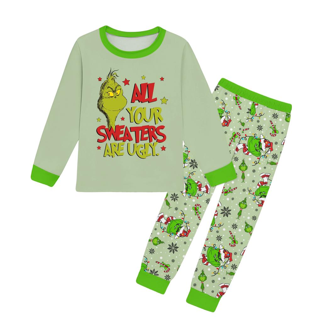 Girls Pants Set Kids Tee Shirt 2PCS Long Sleeve Cartoon Clothing Outfit