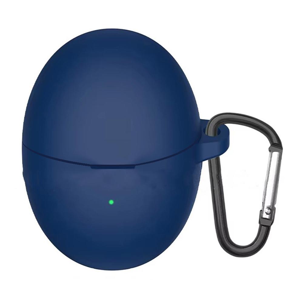 For Huawei FreeBuds 6 Silicone Case Wireless Earphone Anti-Scratch Protective Cover with Carabiner