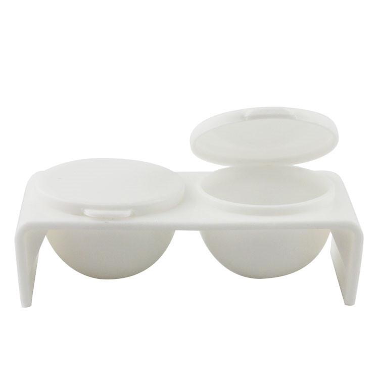 

Nail Art Double-Compartment Crystal Liquid Cup
