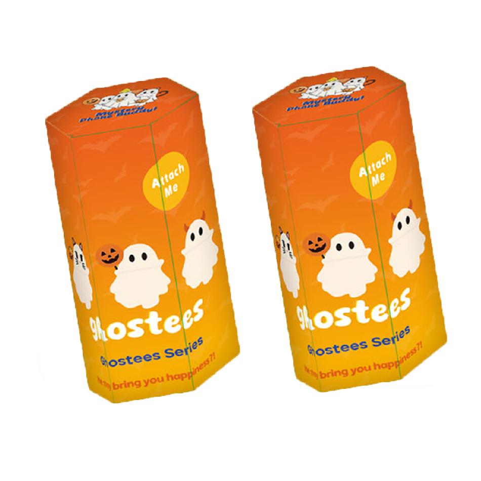 New Halloween Ghost Small Figurines for Phone Buddy Smartphone Figurine Halloween Mini Model Doll Peel-and-stick Ornament Gift