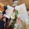 Mori Style Wedding Vows Book Set - Bride & Groom Vow and Speech Cards
