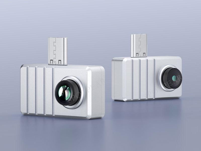 Cameră termică cu infraroșu USB de tip C cu câmp de 45°/90°, suport foto și video