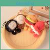 Niedliches Essens-Plüschtier-Set mit Hamburger, Pfannkuchen, Roujiamo Stofftier Geschenk für Kinder