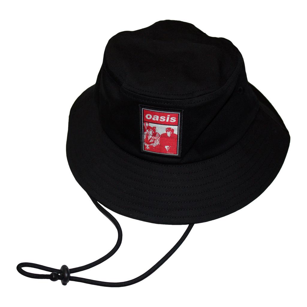 Cappello a secchiello Oasis Unisex Adulto con Toppa Wonderwall