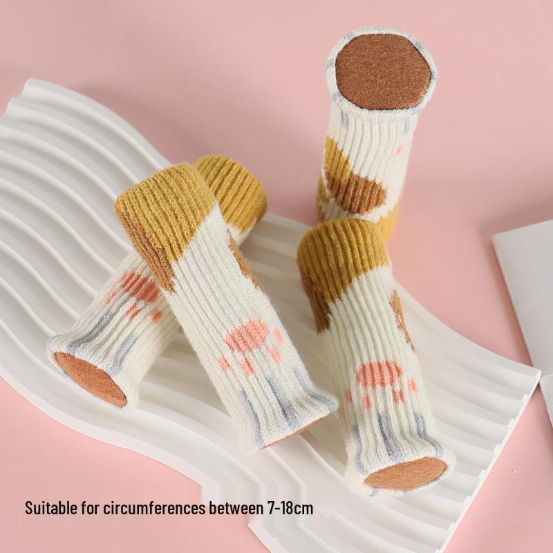 Thickened Non-Slip Chair and Table Leg Covers - Wear-Resistant, Silent Foot Pads for Tables and Chairs