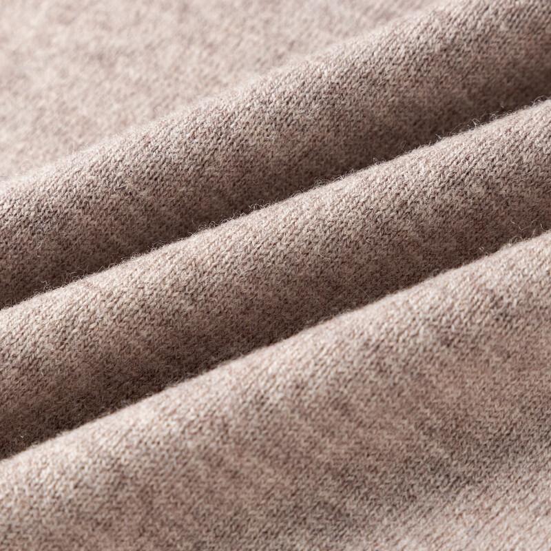 FAPAI Men's 100% Merino Wool Basic Crew Neck Sweater