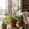 Hollow Out Character Silhouette Plant Stand Strong Load Bearing Garden Plant Trellis  Greenhouse