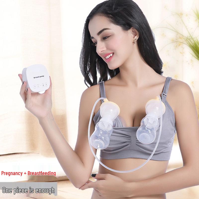 Plus Size Seamless Hands-Free Nursing Bra - Wire-Free, Front-Open