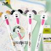 12pcs Creative Puppy Tongue Pull Out Refill Unzip Pen Cute Wan Xingren Styling Neutral Pen Back To School Season