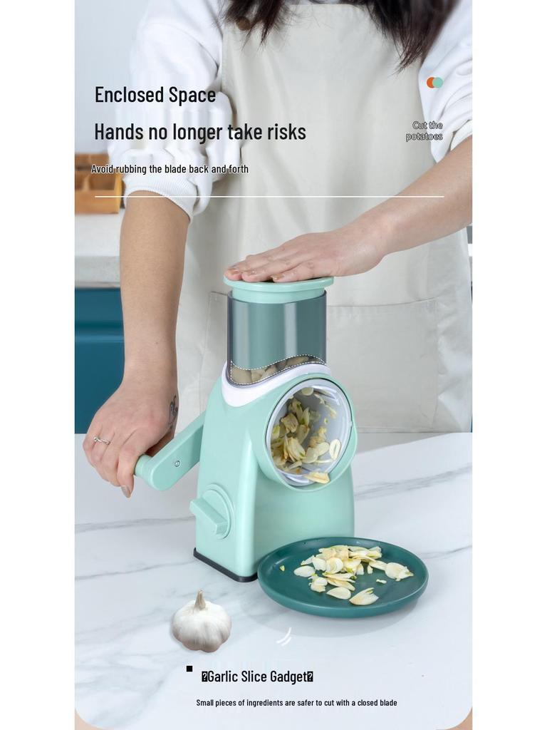 Storm Multifunctional Vegetable Chopper, Slicer, and Peeler for Potatoes, Julienne, and Grating