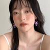 Bohemia Earrings Grape Earrings Korean Style Beads Earrings Funny Fruit Dangle Earring  Gift