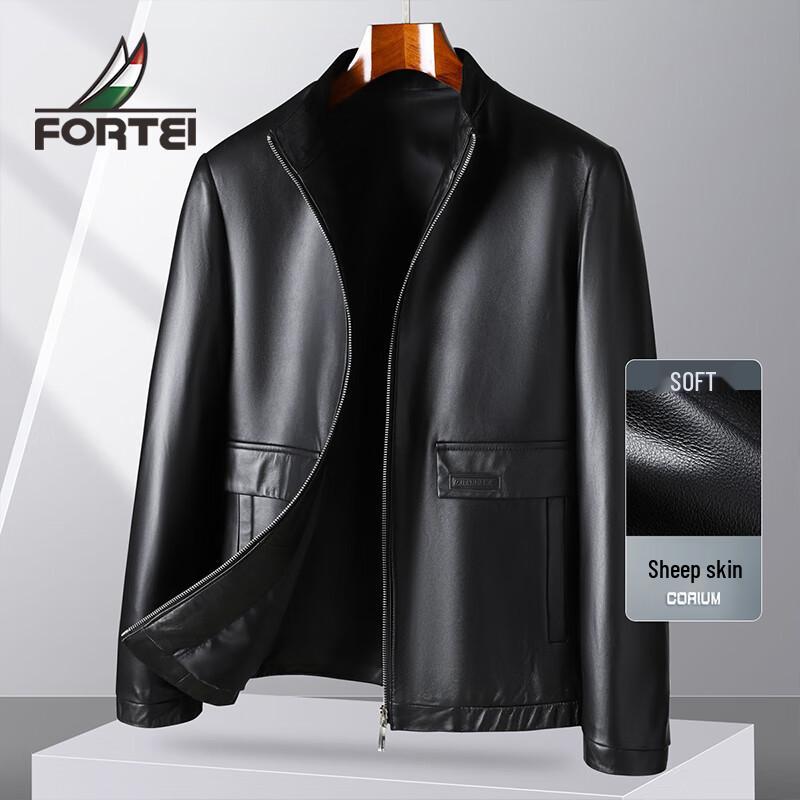 

Futing Мужская куртка из овчины высшего качества со стойкой L