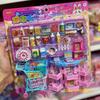 Jouets de maisonnette amusante multifonctionnelle pour enfants, comptoir de caisse de dépanneur, jouets d'approvisionnement de cadeaux, produits dérivés d'anime