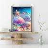 New Beach Shell Diamond Painting Living Room Scenery 5D Full Diamond Home Decoration Gift Diy Point Diamond Sticker