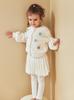 Gelato Pique Kids Baby Moko Flower Cardigan PKNT254444 OWHT 120