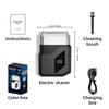 New Shaver Mini Digital Display Bearer Rechargeable Washable Car Small Steel Cannon Electric Razor Men's Portable Electric Razor
