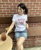 Guess [Core] 3-Color Unisex Original Triangle Short Sleeve T-Shirt Mq2K9405