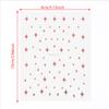 9Pcs/Set 3D Colourful Star Nail Art Sticker Geometry Star Sticker Diy Transfer Decal Designs Nail Accessories