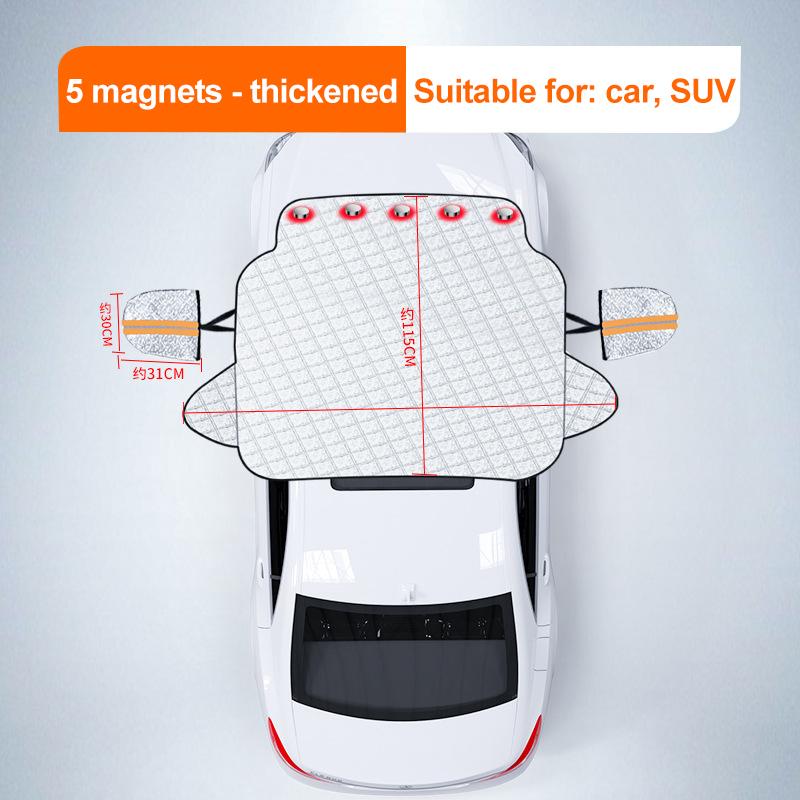 Magnetic Car Snow Ice Protector Window Windshield Sun Shade Front Rear Windshield Block Cover Visor Auto Exterior Accessories
