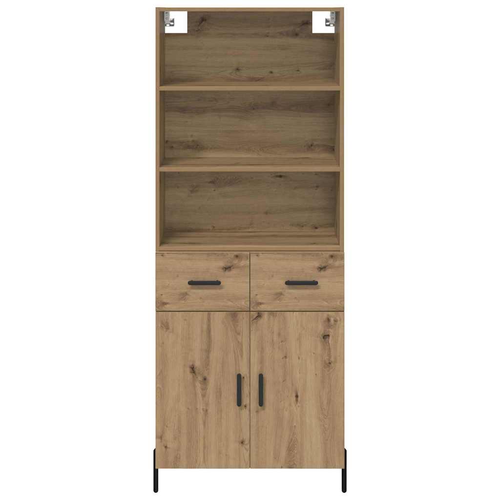 Highboard Artisan Oak 69.5 x 32.5 x 180 cm Particle Board