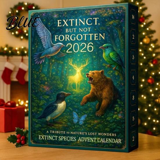 Christmas Decoration for Countdown Box Advent Calendar Extinct Species Car 2026 24 Day with Holiday