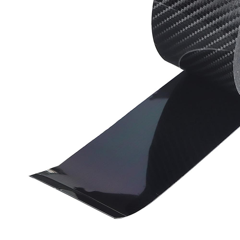 Black Threshold Guard Direct Paste Car Door Edge Protector Pedal Wear Cover Up 5CM*3M