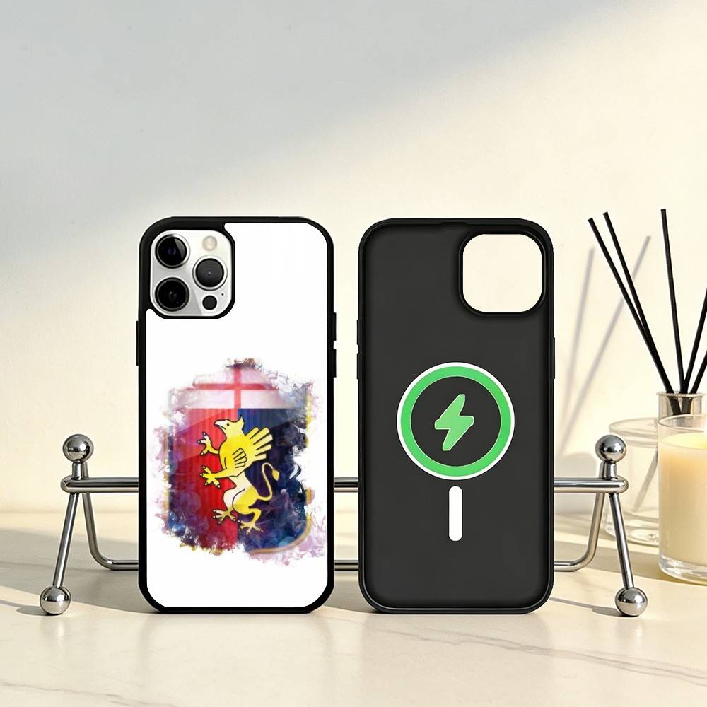 G-Genoa Phone Case For iPhone17,16,15,14,13,12,11 Plus,Pro Max Magnetic For Magsafe Wireless Charging