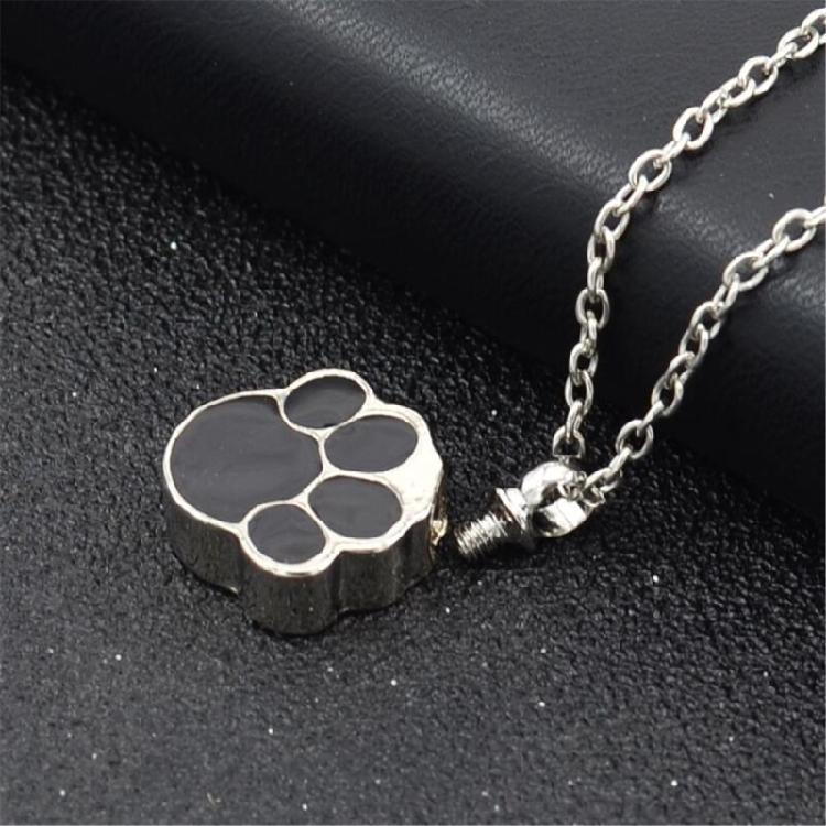Eye Catching Dog Claw Pendant Necklace Dog Claw Necklace Fashionable Chain Necklace Alloy Texture Neck Jewelry for Daily