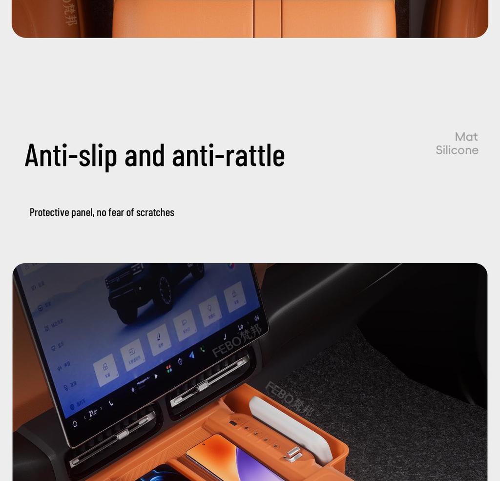 Jetour 700 Center Console Multi-function Storage Mat: Compatible with 26 Models