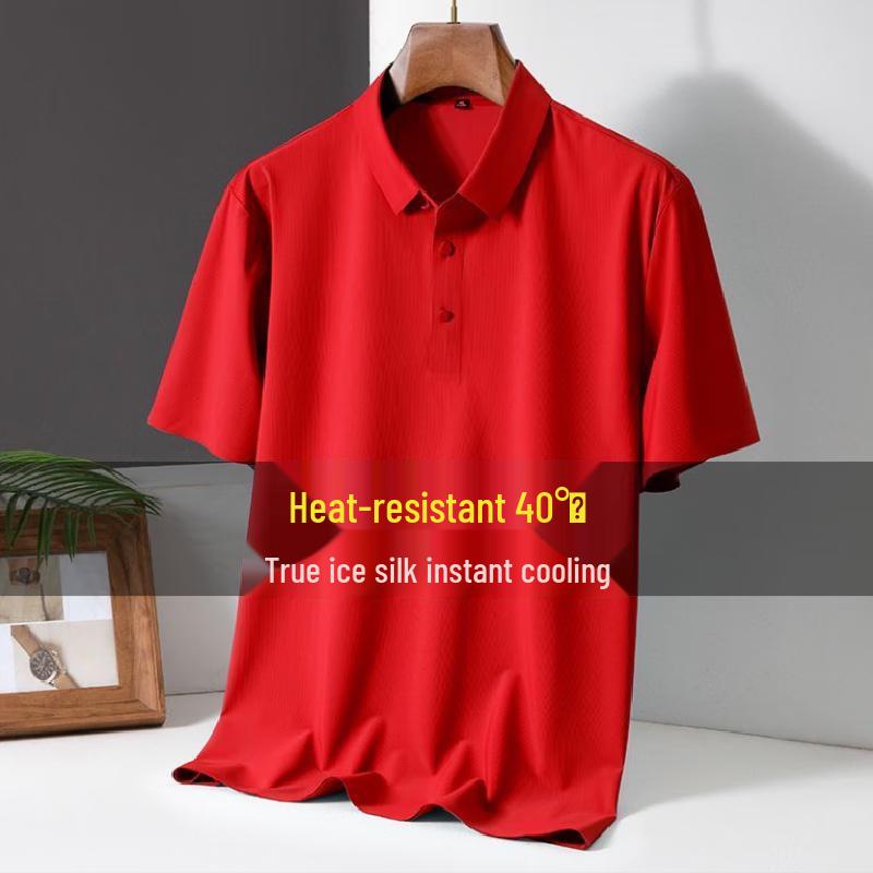 

Унисекс красный набор поло и кепки