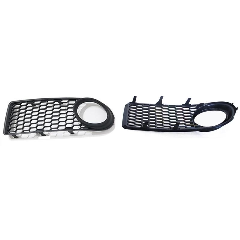 For VW Beetle Cabrio 2006 2007 2008 - 2011 Front Bumper Fog Lamp Light Grille Cover Frame Honeycomb Mesh 1C0807683C 1C0807684C