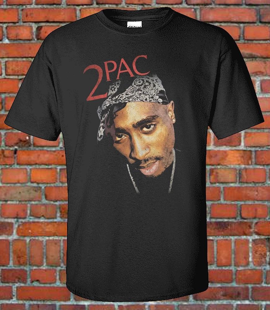 Vintage Style TShirt Retro Reproduction West Coast Hiphop Legend S