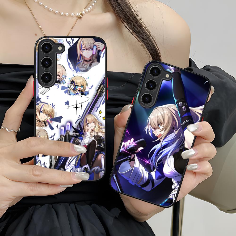 HSR Serval Silicone Mobile Phone Case for Samsung Galaxy S26 S25 S24 S23 S22 S21 Plus FE Ultra Colorful Cover
