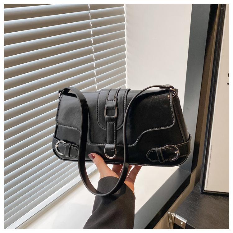 Bag Lady 2025 New Trendy High Sense Fashion Shoulder Messenger Bag Retro Versatile Internet Celebrity Explosion Small Square Bag
