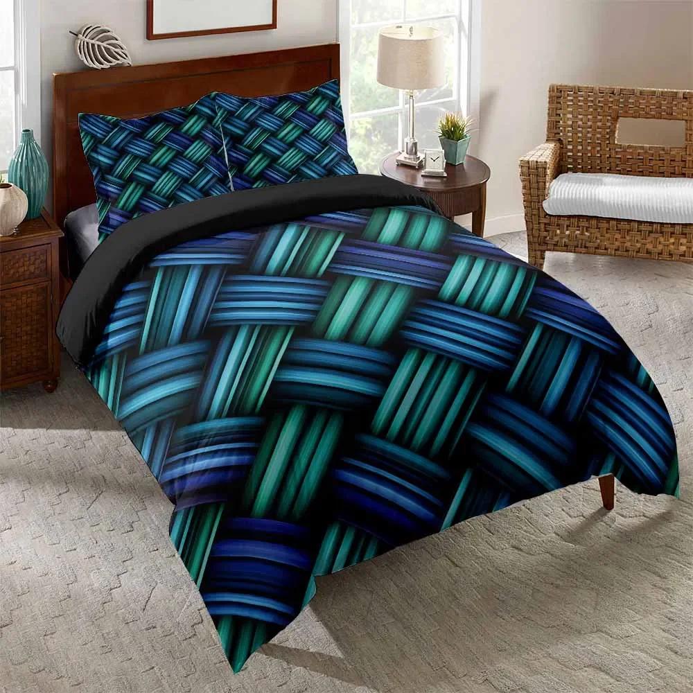 Comforter Zebra Leopard Bedding Set Housse De Couette 2 Personnes European And American Double Size Cotton Bedclothes 3D S