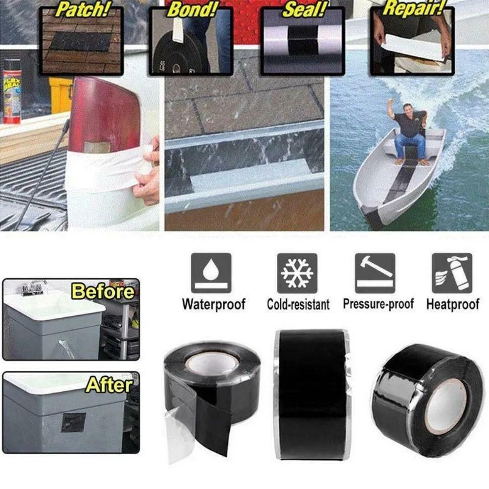 Super Strong Self Fusing Tape Multi-function Silicone Adhesive Tape Insulation Tape  Leak Sealing