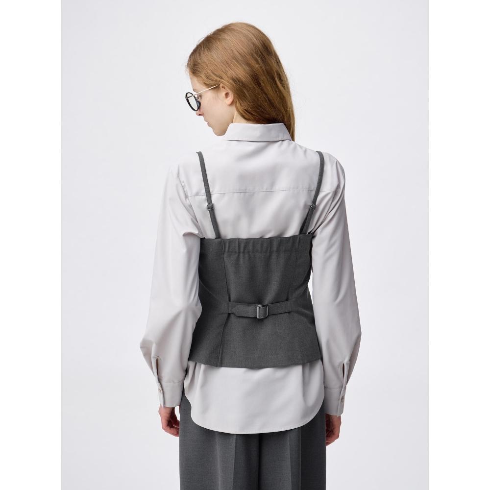 Uniqlo Gu Front Button Bustier