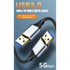 New USB 3.0 to USB Extension Cable Type A Male to Male USB Extender for Radiator Hard Disk Webcom Camera USB Cable Extens 1/3/5M